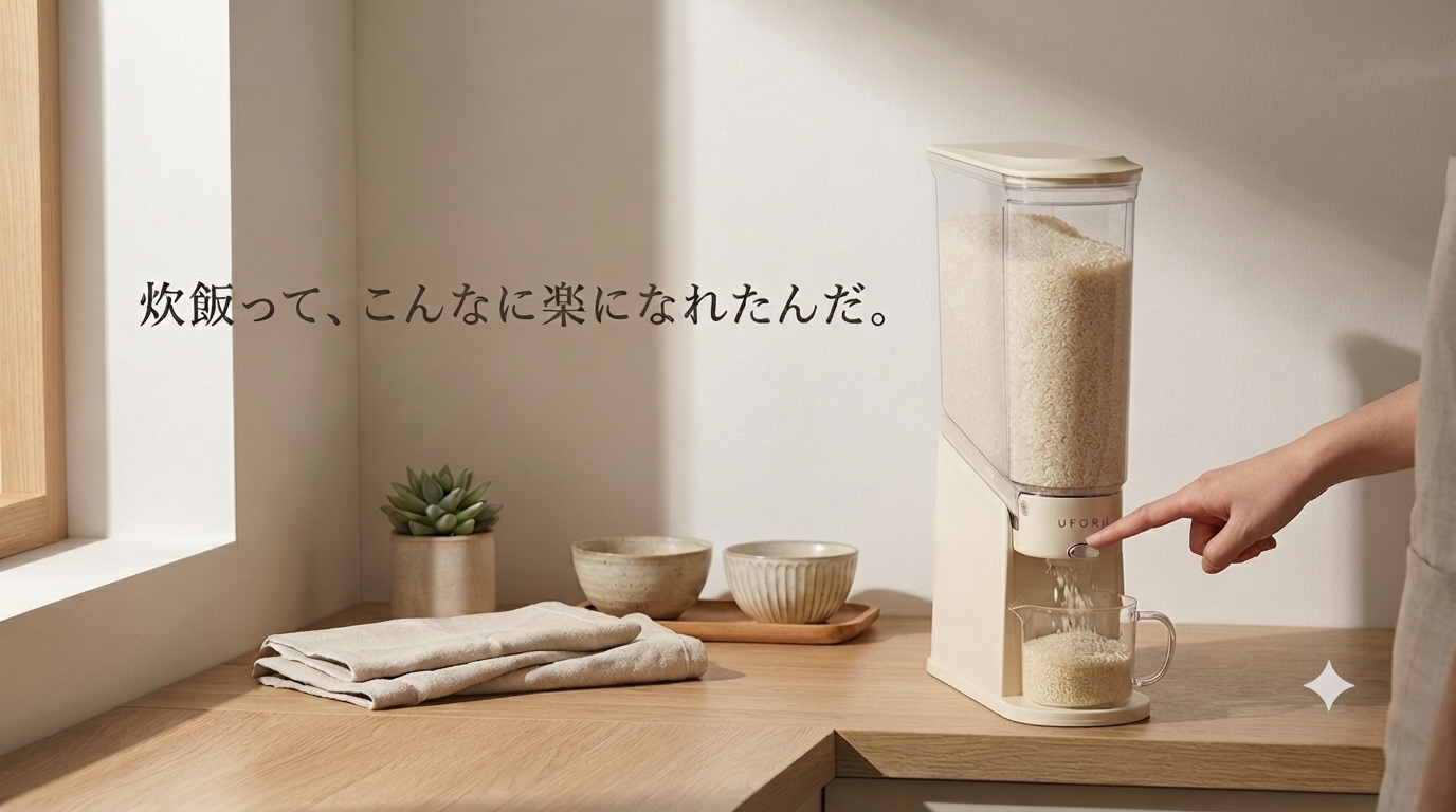 炊飯って、こんなに楽になれたんだ。